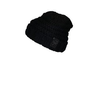 HofCs 1 Pack Child Knit Hat (Black with Black Tag)
